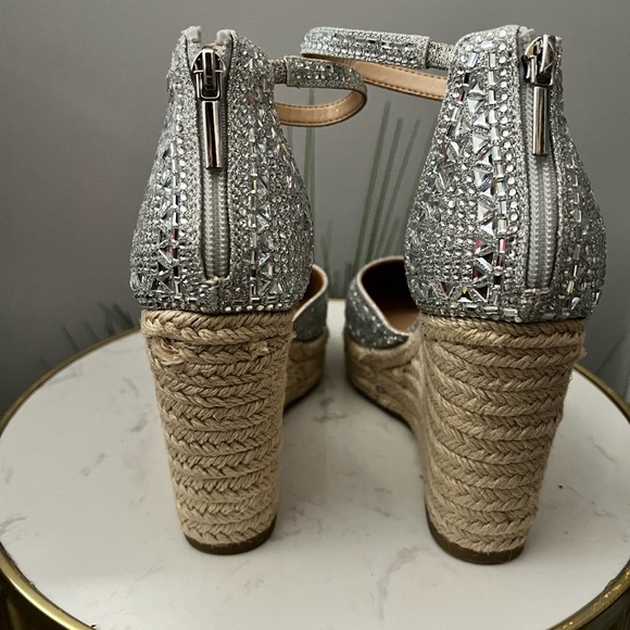 Thalia Sodi Jeweled Wedges - Picture 2 of 3
